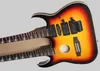 factpry Double Neck Semi-Hollow body Electric Guitar with Scalloped Neck, 6+12 Strings,Rosewood Fingerboard,can be customized 258