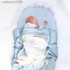 أكياس النوم Baby بطانية متماسكة الأذنين الأذنين لأشياء الطفل مغلف حديثي الولادة حديثي الولادة مغلف لحاف الأطفال لحاف حديثي الولادة نوم blannetl231225