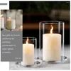 Candle Holders Glass For Pillar Candles Shade Birthday Decoration Girl Open Ended Tube Shades