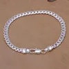 Mäns 5mm 20cm 925 Sterling Silver Chains -förrådsmetsar H199225A