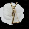 Diseñador Broche Exquisito Pin Copre Copper Formal Casual Accesorios Generosos broches de lujo Pins de oro neutro Joyería