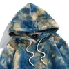 Autumn Tie Dye Men's Hoodies Colorful Fashion Loose Hooded Tops Streetwear Hip Hop Male Winter Clothes 2xle Size M 4XL 231225