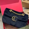 Sacs de concepteurs de luxe Sacs Classic Flip Velvet Marmont Mandted Handteted Hands Sac à main Gold Crossbodybags Hands Sac de messager en cuir authentique Sac de créateur GGSITYS