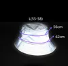 Fashionunisex Reflective Hat Glow in the Dark Hip Hop Outdoor Summer Beach Fishing Sun Bucket Hat Bob Chapeau Caps WFGD809 Y190705758888