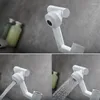 Badrumsvaskar kranar smarta universella roterande robotarmbassäng vatten tappar mässing termostat med led temperatur display