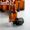 ÜCRETSİZ DHL 768pcs/Lot Amber 10ml Cam Broşürü Ejuice için Ejuice ve 5 Broşür veya Vidalı Kurcalama Kapakları için LMAVW seçmek için