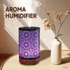 Humidifiers Aroma Diffuser 100ML Timing Function Hollow Star Ultrasonic Air Humidifier Bedroom Essential Oil Diffuser with LED Night Lights