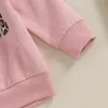 2023 09 15 Lioraitiin 0 3Y nascido bebê meninas conjunto de roupas carta leopardo impressão manga longa pulôver cinta calças 2 pcs outfit 231225