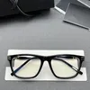 Luxe concis hommes d'affaires lunettes cadre italie planche carrée fullrim métal décoré56-17-140 myopie prescription lunettes lunettes fullset design case