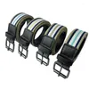 Belts 1 PC Boys & Girls Roller Buckle Casual Canvas Stripe Belt