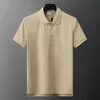 Camicia POLO da uomo di nuova concezione camicia a maniche corte con risvolto Casual marca puro cotone antirughe traspirante high street moda commerciale M-3xltop