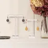 Jewelry Pouches Display Stand Earrings Show Rack Shape Necklace Holder Organizer Acrylic
