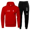 Designer Fashion Men Tracksuit Long Sleeve Hoodie Pants Trackpants Street Casual Sports Style Running Basketball Men and Women Y2K1