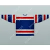 Custom Cobalt Silver Kings Nha Hockey Jersey New Top Sched S-M-L-XL-XXL-3XL-4XL-5XL-6XL