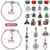Armband Julräkning Kalendersmycken Kit Diy Xmas Ornaments Pärlor Armband Halsband Presentförpackning 24 PC Girls Christmas Gifts 2022