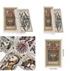 Tarjetas de felicitación Tarot Fl Cómodo Ery Versión Drop 78PCS Tatuaje Inglés Juego Tablero Yxllgh Jllfi Yum7968558 Entrega Hogar Jardín Fe Dh5Y0