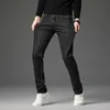 Spring Autumn Winter Clothing Youth Men's Slim Straight Jeans Simple Fashion Men's Fit Cotton Stretch Nostalgic Denim Jeans 231222