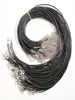 45cm 60cm noir 15mm 20mm corde de cire chaînes de fermoir à homard pour collier lanière bijoux pendentif cordons faisant ACC85449901404814