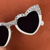 Occhiali da sole 652f sposa per essere occhiali lenti unici per il cuore per ragazze