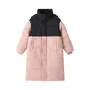 Trench feminina casacos de inverno Down Cotton Rous