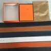 Whole betls 2021 Belts mens womens Belt Genuine Leather black Gold silver Buckle with orange Box ship2733