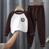 Baby clothing Sets Warm underwear set Toddler Outfits Boy Tracksuit Cute winter underwear And Pants 2pcs Sport Suit Fashion Kids Girls Clothes