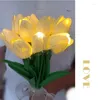 Flores decorativas Tulip Bouquet artificial PE