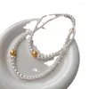 Hänghalsband lyxiga oregelbundna pärlhalsband franska skikt långa enkla och eleganta halschain smycken grossist