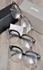 York thom design de design de óculos de óculos de óculos semi -pecinhos de homens da mulher