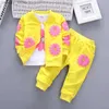 Set di abbigliamento set di vestiti per bambini 0-5 anni primavera e autunno neonato per bambini abiti da ragazza 3 peps set di abbigliamento per bambini