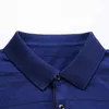 Men's Polos Button Collar Mens Dress Cirche Blusa formal Blusa Slim Fit Tops de manga longa Casual T cinza/vermelho/azul/azul marinho