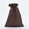 Shopping Bags Jute Burlap Drawstring For Candy Handmade Soap 15x20cm Jewelry Packaging Wedding Favor Bag Linen Pouch 50pcs