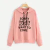 Kvinnors hoodies kvinnor tröja tryck o-hals bokstav pullover jumper toppar hoodie bomull casual skjortor kort ärm atletisk