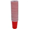 Paignes de tasses jetables 250pcs 450 ml Red Plastic Cup Party Bar Restaurant Fourniture des articles ménagers pour la maison