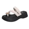 Sandalen Dames Zomer Stijl Wiggen Pompen Hoge Hakken Slip Op Bling Mode Gladiator Schoenen Dames Open Teen Slides