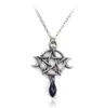 Collier de lune Penram surnaturel, pendentif en cristal noir, amulette étoile de Protection des sorcières pour femmes, accessoires de bijoux de charme, cadeau 19228554