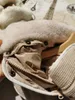 Trench da donna Capolla invernale Women Collar in lana di lana a maglia con cerniera bianca giù
