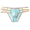 Sous-pants pour hommes sexy briefes respirant sous-vêtements creux out hom bulge poche shorts culotte jeunesse bikini hombre lingerie 2023