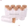 Frasco de perfume 24pcs 37x70x27mm 50ml mini garrafas de vidro desejando frascos minúsculos frascos com rolha de cortiça presente de casamentogood qty drop delivery h dhagg