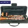 MORESKY Oehler Sistema Clarinete G Tune Redwood Mopane Clarinete Chaves Banhadas a Prata M213