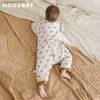 Sovsäckar baby sovsäck 2.5tog för barn 1-4 år vinter baby sängkläder 3 sätt blixtlås småbarn barn leka i rummet sleepsack split legl231225