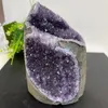 Amas de cristaux naturels, pierre d'améthyste, géode, Quartz brut, minéraux, véritable Uruguay, décoration de la maison, Chakra spirituel Reiki 231225