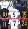 Mbappe 2024 2025 Jerseys de football 24 25 Shirt Football Camavinga Alaba Modric Valverde Fourth Camiseta Men and Kids Uniforms Vini Jr Bellingham Arda Guler