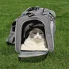 Compagnia di gatti compagnia aerea approvata dal logo a colori personalizzato pieghevole portatile portatile portatore da viaggio per cane per cane