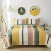 Handmade Cotton Bedspread on the Bed Quilt 3PCS Set Quilted Blanket Pillowcase Home Bedding Cover Summer Comforter Coverlets 231222