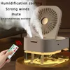 Nawilżacze nowe USB nawilżający wentylator wentylator powietrza Air Machine Office Sypialnia Dom Noc Light Mute Electric Fan wentylator