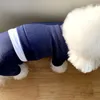 Hundkläder valp tecknad kläder sommar husdjur hem teddy katt pullover mjuk fyra säsonger allmän fot