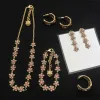 2024 T Aseion Brangle Bracelet для женского ожерелья бриллиантовые серьги Set Supply Collece Chain
