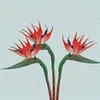 Decorative Flowers 3pcs Artificial Bird Of Paradise Rubber Strelitzia 24.5'' Long Stem Flower Suitable For DIY Home Party Theme Decor