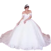 Vestido de novia suknia balowa suknie ślubne z koralikami rękawów Zastosowana ukochana księżniczka Dubaj Arabska suknie ślubne 3036374